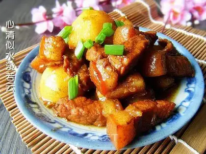 Potato red meat