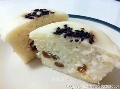 Milk and rice cake