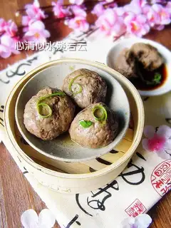 Cream beef balls