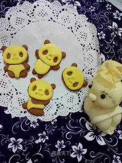 Stereo panda cookies