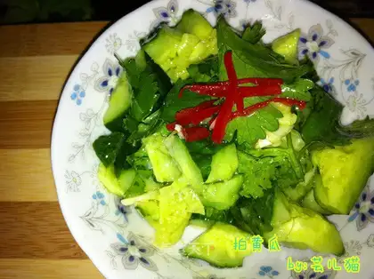 Garlic cucumber