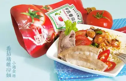 Tomato pig noodles