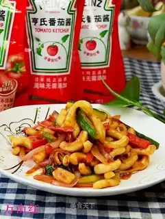 Soy squid sticks