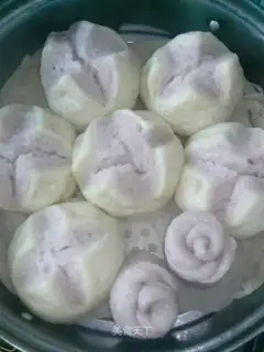 Potatoes with flowers