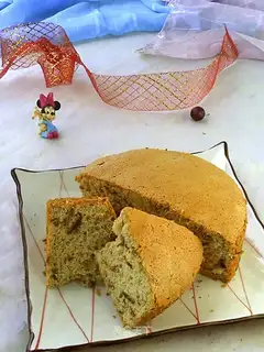 Rose sauce twirl cake