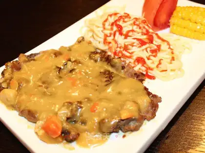 Curry steak