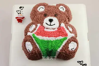Baby bear cake