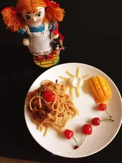 Meat sauce noodles