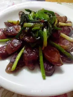 Garlic fried sausage