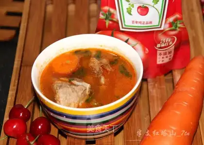 Tomato chop soup