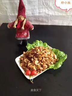 Red burning shrimp