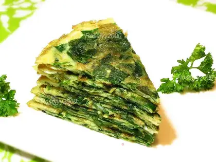 Spinach omelet