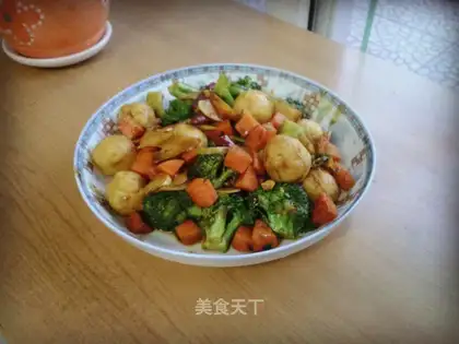 Curry fishballs