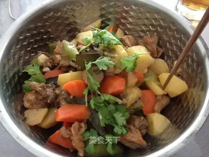 Improved plate chicken