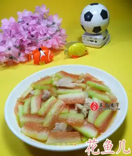 Pork and watermelon