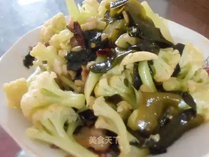 Sea-belt fried flowers