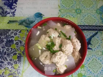 Porkball soup