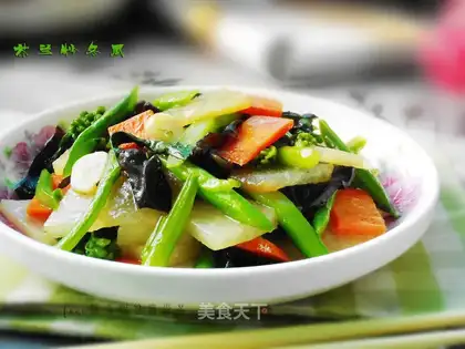 ♪ Mustard blue fried wintermelon ♪