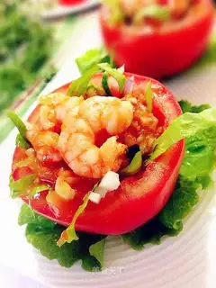 Tomato shrimp salad