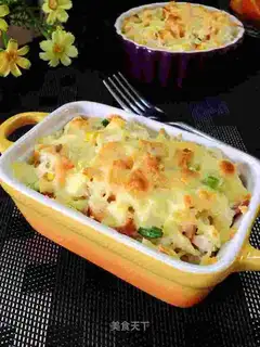 Shrimp bacon rice