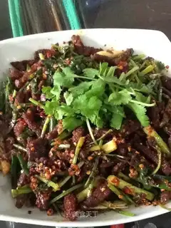Spicy beef