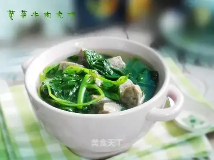 Beefball soup