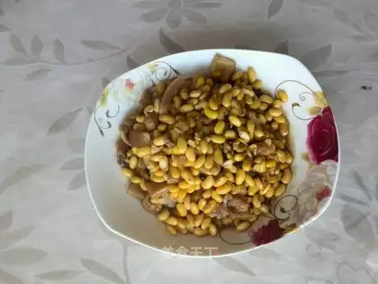 Garlic pig-skined beans