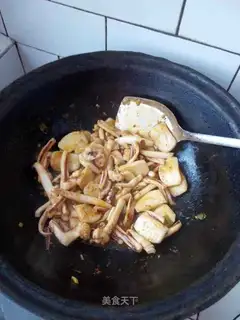 Squid cake