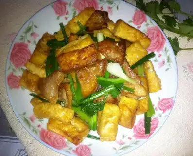 Homemade tofu