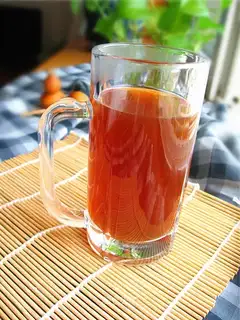 Homemade plum soup