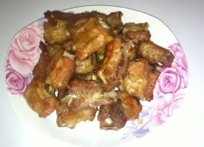 Ride on garlic steaks