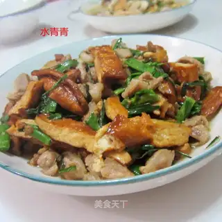Garlic tofu fried meat