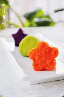 Carrots, soy mashed potatoes
