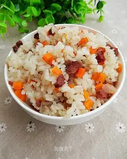 Carrot beef rice