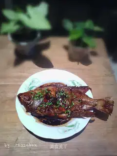 Home burning fish
