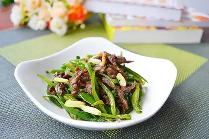 Paprika beef silk