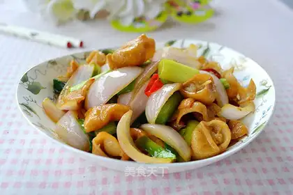 The onion's intestines