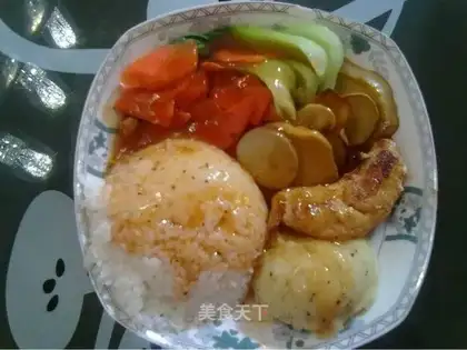 Pumpkin, chicken gravy