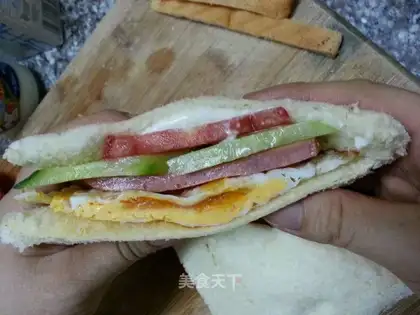 Homemade sandwiches