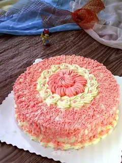A flower cake