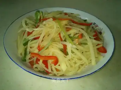 Clear the potatoes