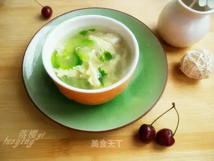 Smelt eggnut soup