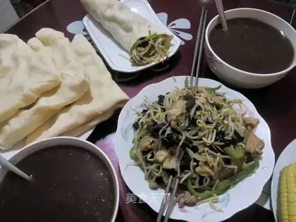 Green bean sprouts