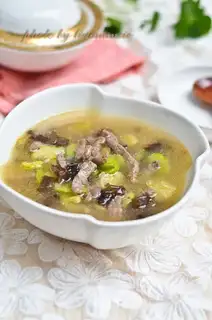 Bean beef soup