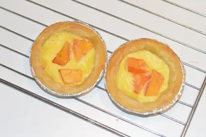 Pumpkin egg dumplings