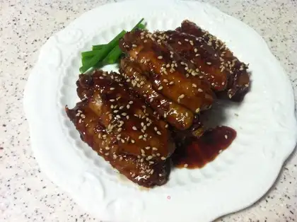 Coke chicken wings