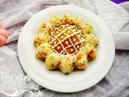 ♪ Flowers, eggs, rice ♪