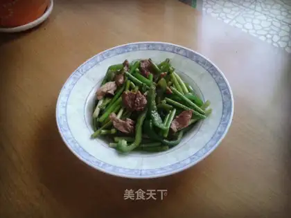 Garlic meat