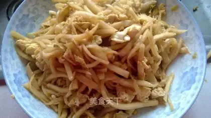 White fried eggs