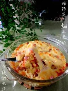 Bacon cheese and mashed potatoes